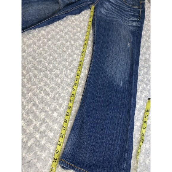 BKE Jeans Tenley Distressed Bootcut Stretch Western WOMENS 30 X 31 1/2 - Picture 11 of 15